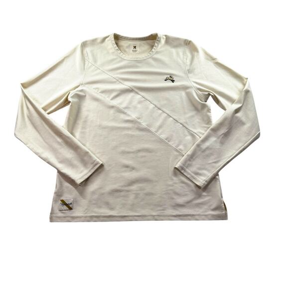 Tracksmith Tops - Tracksmith Van Cortlandt Long Sleeve Running Shirt Womens M Ivory Workout